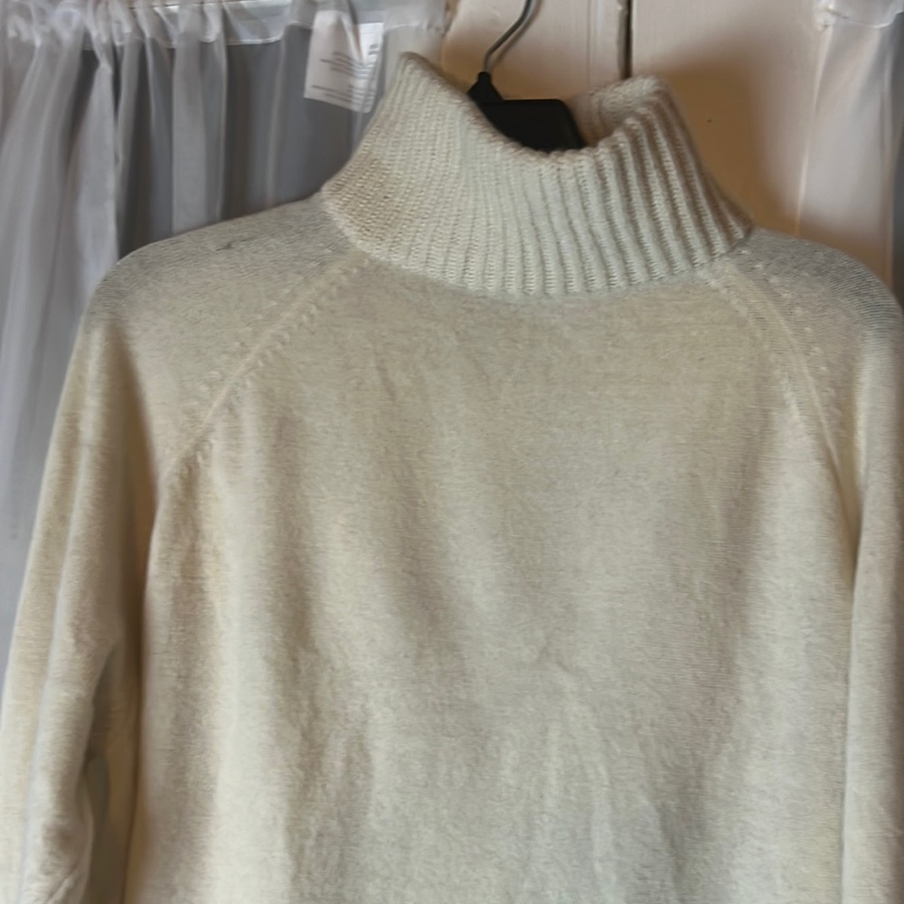 Envelope 1976 Wool Cashmere Blend Sweater Mock Neck Women’s Size 42 US Large